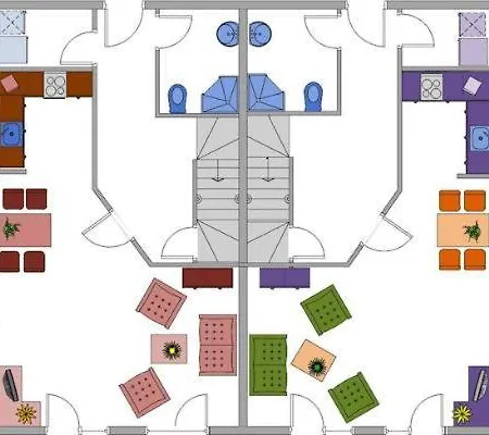 Doppelhaushaelfte Diek Twilling 3 Holiday home *